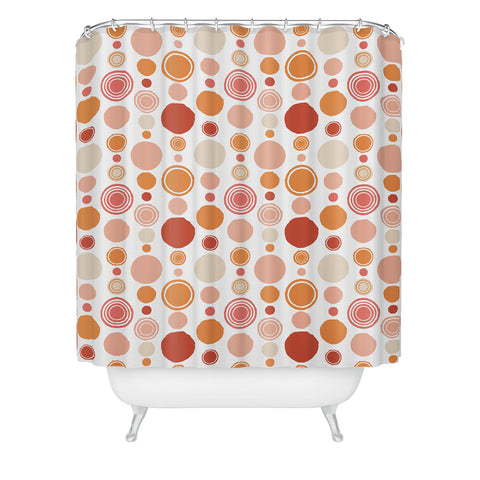Avenie Concentric Circle Pattern Shower Curtain