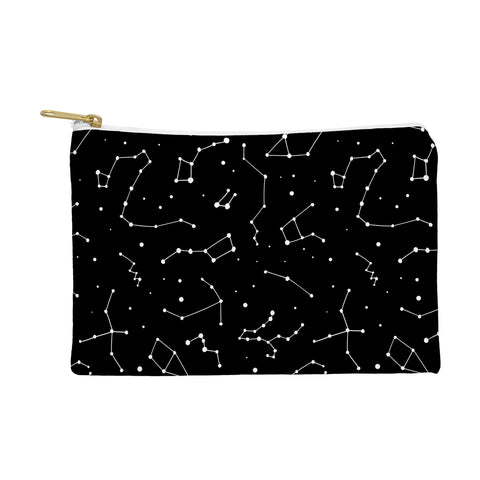 Avenie Constellations Black and White Pouch