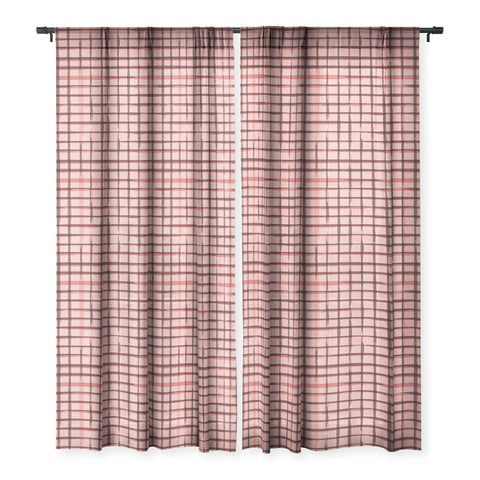 Avenie Cottage Garden Gingham XI Sheer Non Repeat