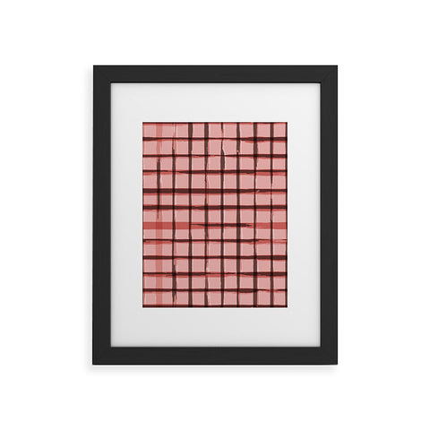 Avenie Cottage Garden Gingham XI Framed Art Print