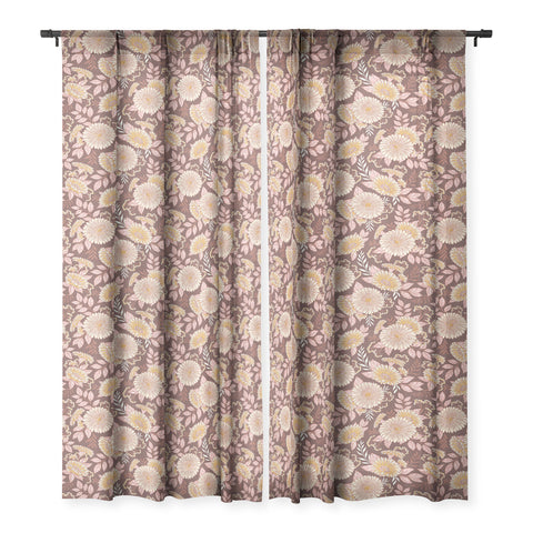 Avenie Cottage Garden I Sheer Non Repeat