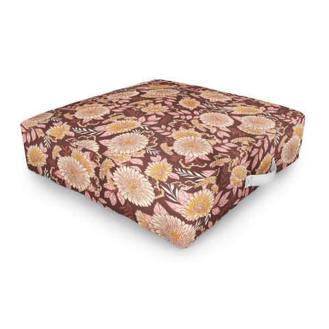 Avenie Cottage Garden I Outdoor Floor Cushion