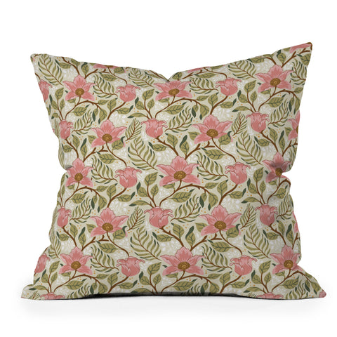 Avenie Cottage Garden II Throw Pillow