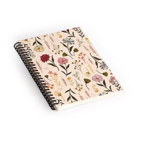 Avenie Cottage Garden IV Spiral Notebook