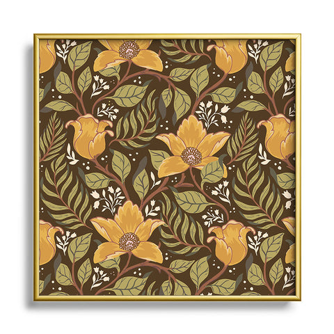 Avenie Cottage Garden VI Metal Square Framed Art Print