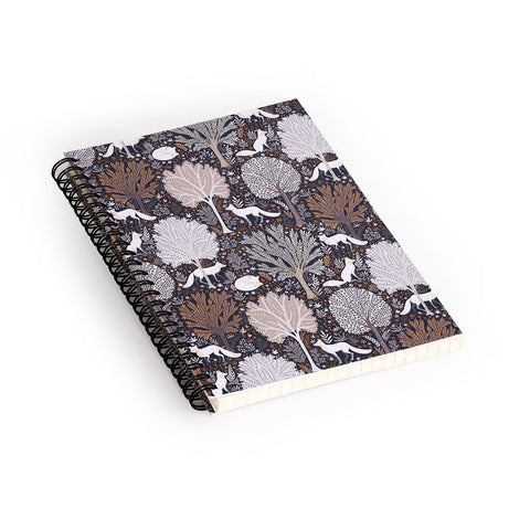 Avenie Countryside Forest Snow Fox Spiral Notebook