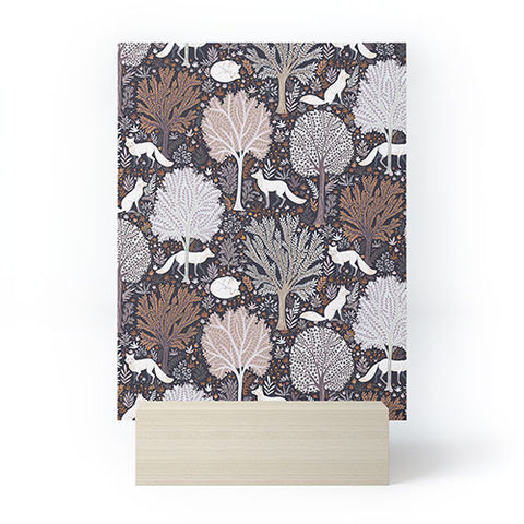 Avenie Countryside Forest Snow Fox Mini Art Print