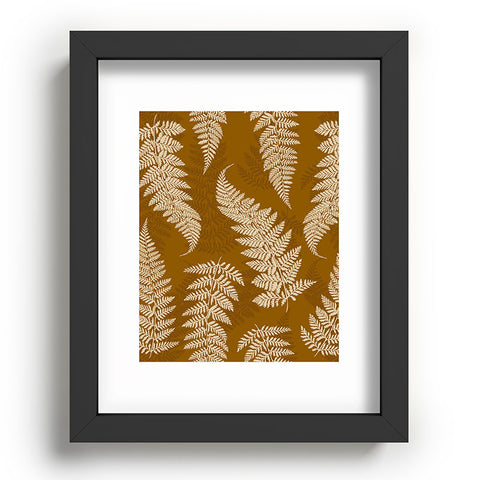 Avenie Countryside Garden Ferns Recessed Framing Rectangle