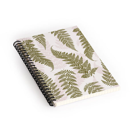 Avenie Countryside Garden Ferns Neutral Spiral Notebook