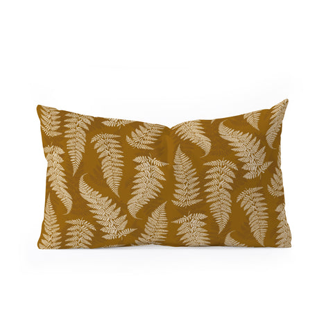 Avenie Countryside Garden Ferns Oblong Throw Pillow