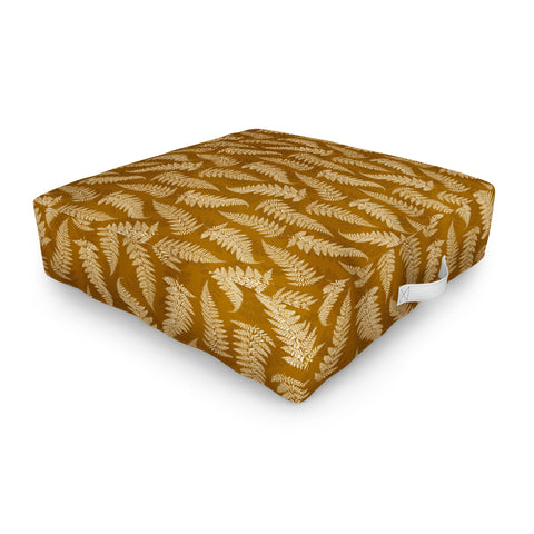 Avenie Countryside Garden Ferns Outdoor Floor Cushion