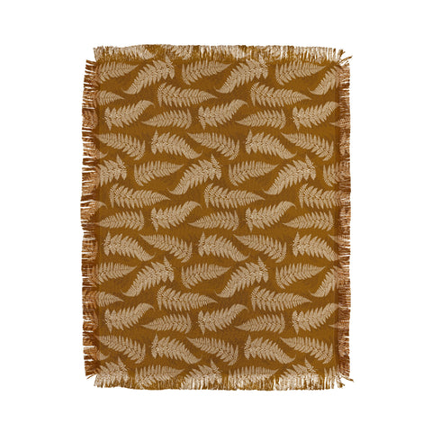 Avenie Countryside Garden Ferns Throw Blanket