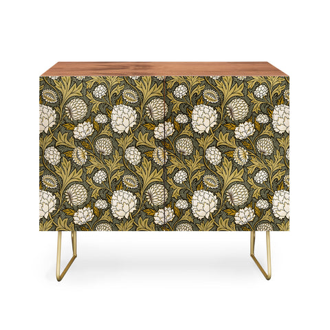 Avenie Countryside Garden Floral Credenza