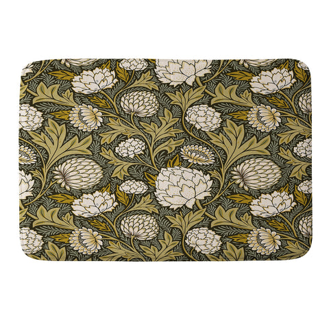 Avenie Countryside Garden Floral II Memory Foam Bath Mat