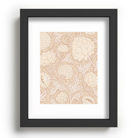 Avenie Countryside Garden Floral III Recessed Framing Rectangle