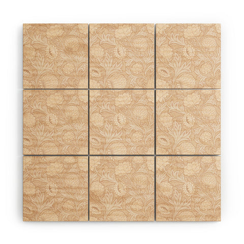 Avenie Countryside Garden Floral III Wood Wall Mural