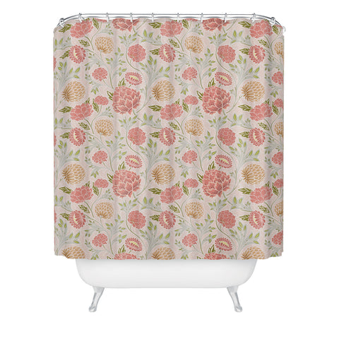 Avenie Countryside Garden Floral IV Shower Curtain