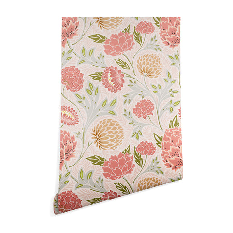 Avenie Countryside Garden Floral IV Wallpaper