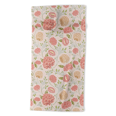 Avenie Countryside Garden Floral IV Beach Towel
