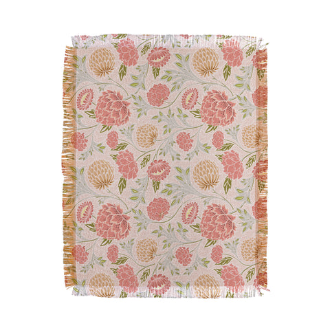 Avenie Countryside Garden Floral IV Throw Blanket