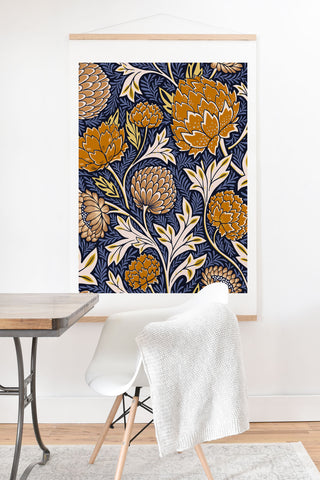 Avenie Countryside Garden Floral V Art Print And Hanger