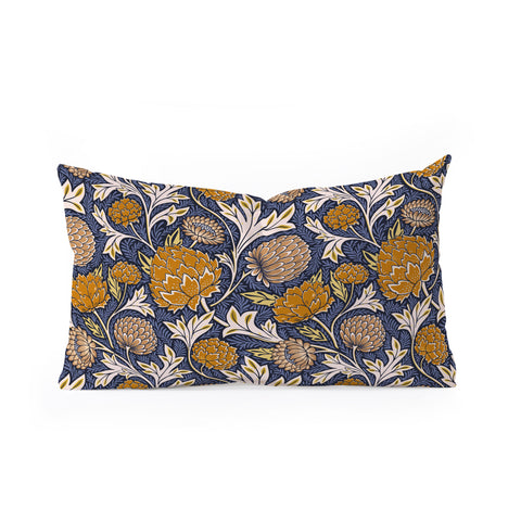 Avenie Countryside Garden Floral V Oblong Throw Pillow