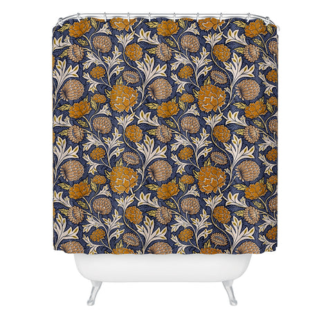 Avenie Countryside Garden Floral V Shower Curtain