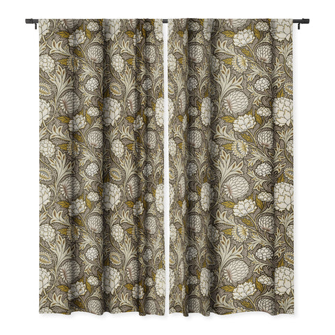 Avenie Countryside Garden Floral VI Blackout Window Curtain