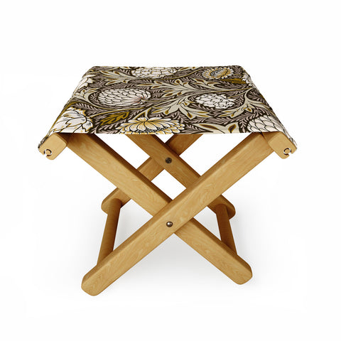 Avenie Countryside Garden Floral VI Folding Stool