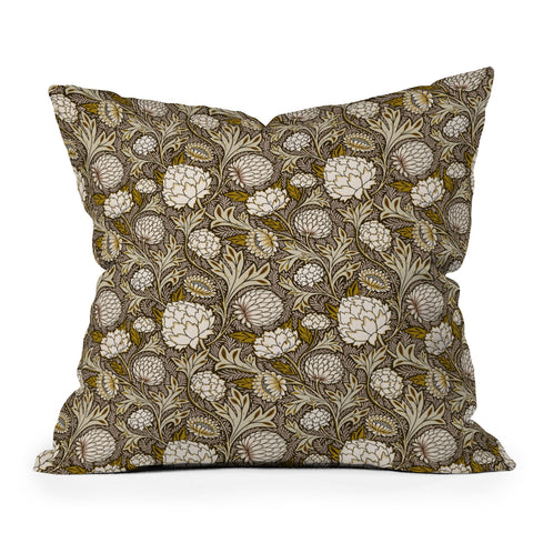 Avenie Countryside Garden Floral VI Throw Pillow