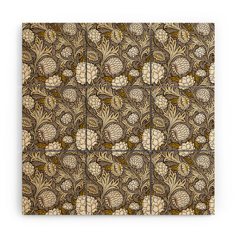 Avenie Countryside Garden Floral VI Wood Wall Mural