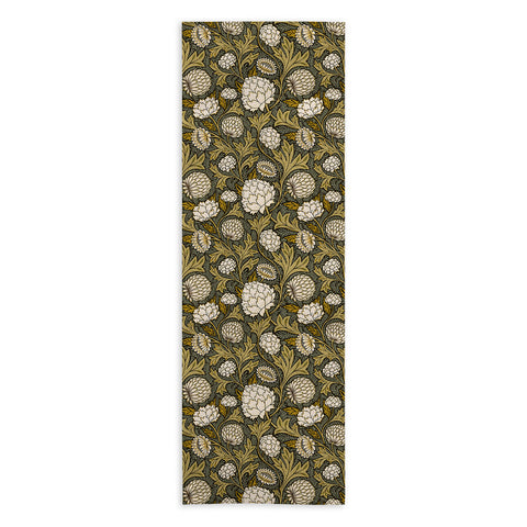Avenie Countryside Garden Floral Yoga Towel