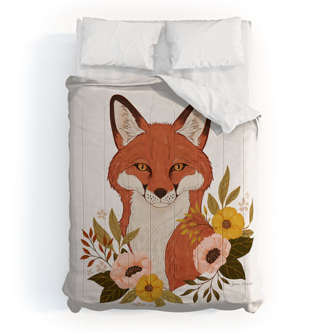 Avenie Countryside Garden Fox Comforter