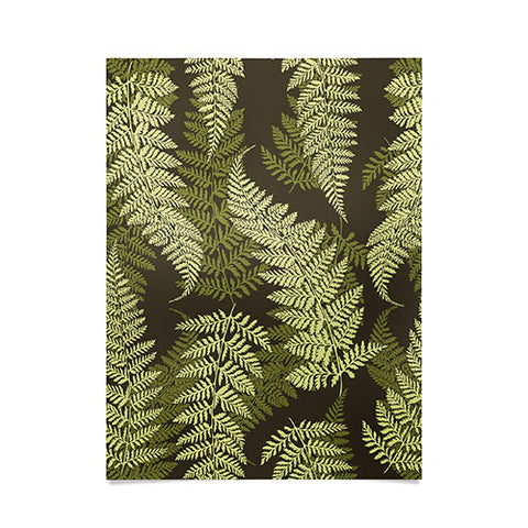 Avenie Countryside Garden Green Ferns Poster