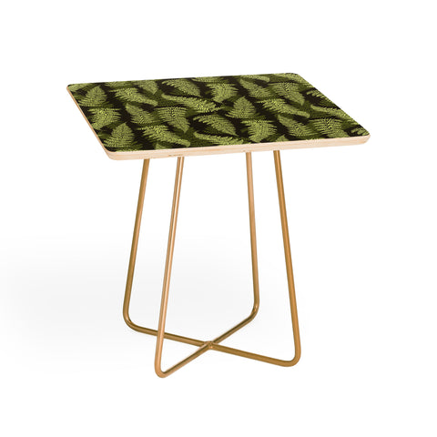 Avenie Countryside Garden Green Ferns Side Table