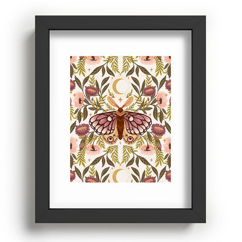 Avenie Countryside Garden Moth Recessed Framing Rectangle