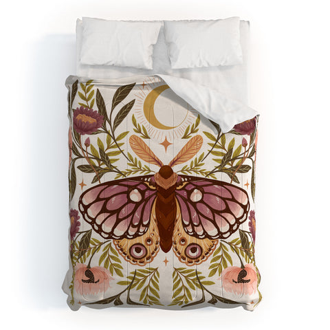 Avenie Countryside Garden Moth Comforter