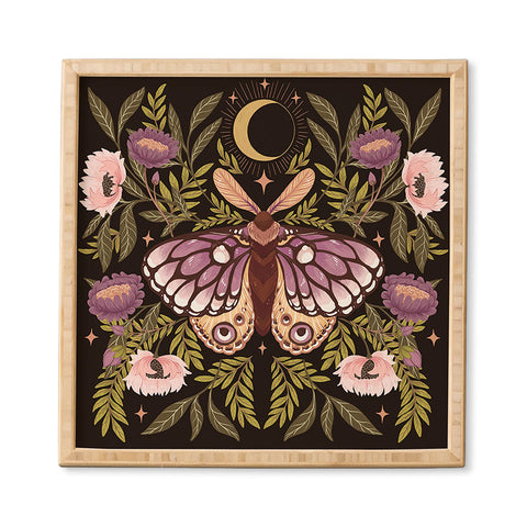 Avenie Countryside Garden Moth II Framed Wall Art