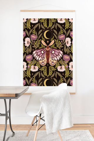Avenie Countryside Garden Moth II Art Print And Hanger