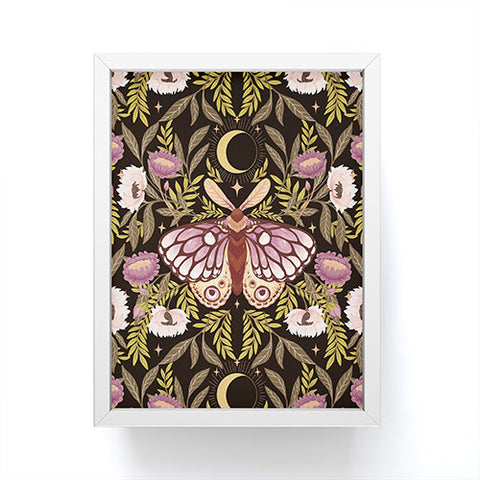 Avenie Countryside Garden Moth II Framed Mini Art Print