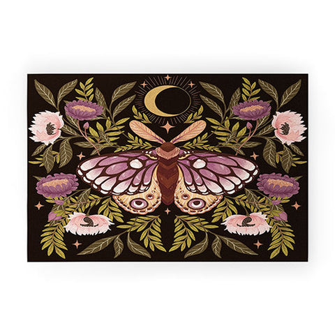 Avenie Countryside Garden Moth II Welcome Mat