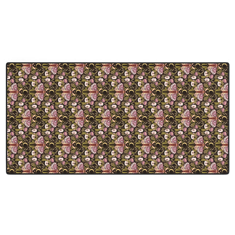 Avenie Countryside Garden Moth II Desk Mat