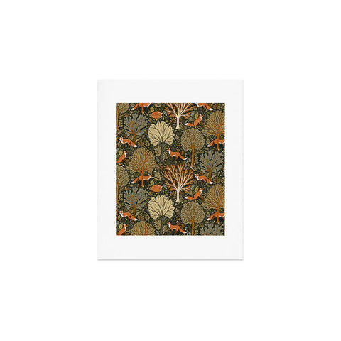 Avenie Countryside Woodland Fox Art Print