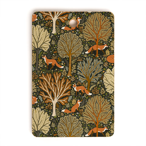 Avenie Countryside Woodland Fox Cutting Board Rectangle