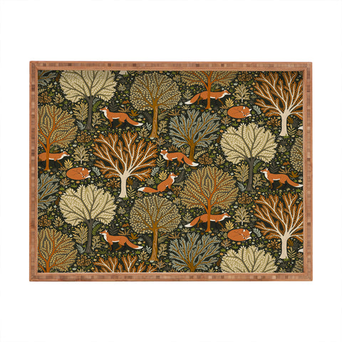 Avenie Countryside Woodland Fox Rectangular Tray