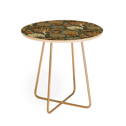 Avenie Countryside Woodland Fox Round Side Table