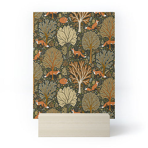 Avenie Countryside Woodland Fox Mini Art Print