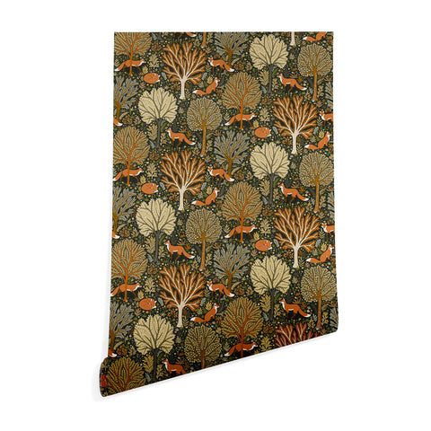 Avenie Countryside Woodland Fox Wallpaper