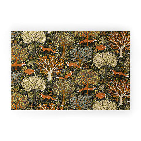 Avenie Countryside Woodland Fox Welcome Mat