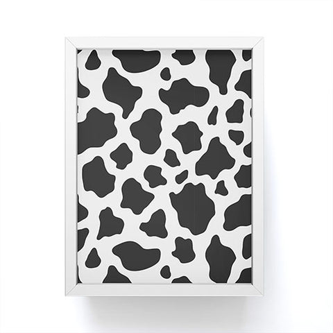 Avenie Cow Print Framed Mini Art Print
